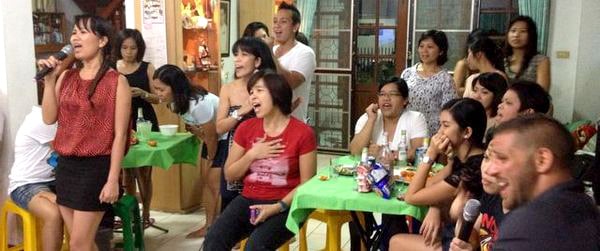 philippines karaoke evening