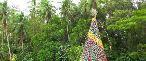 pinoy christmas parol-tree